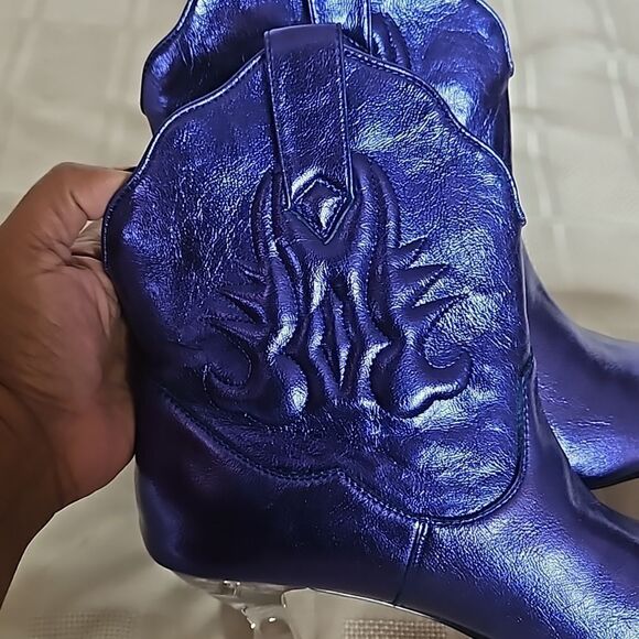 Katy Perry's The Annie-O Bootie Western Purple Size 8M - Picture 11 of 16